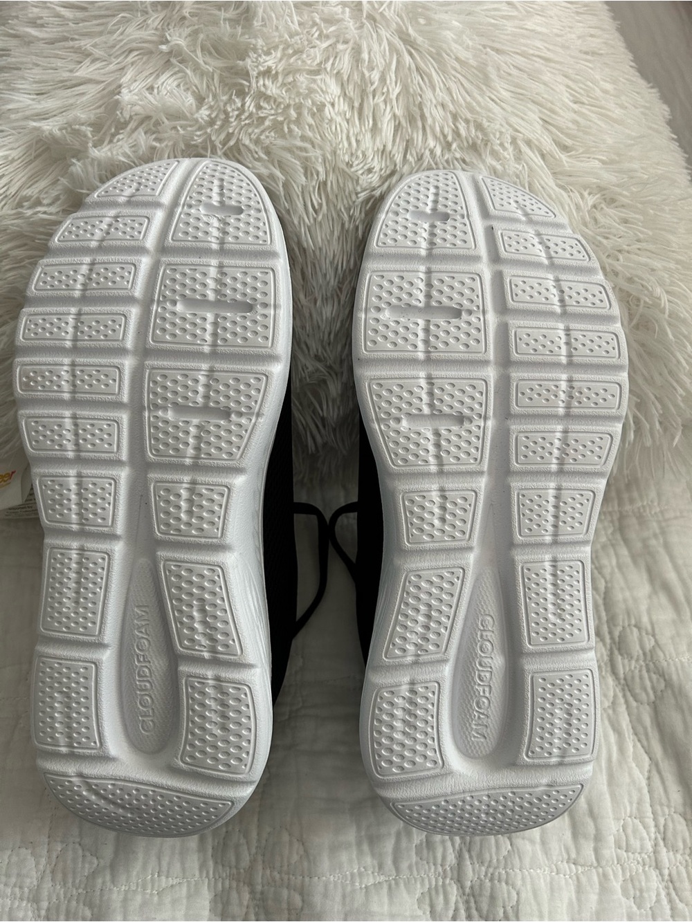 adidas Women’s Black Sneakers with Pink Logo and White Stripes - Picture 5 of 5